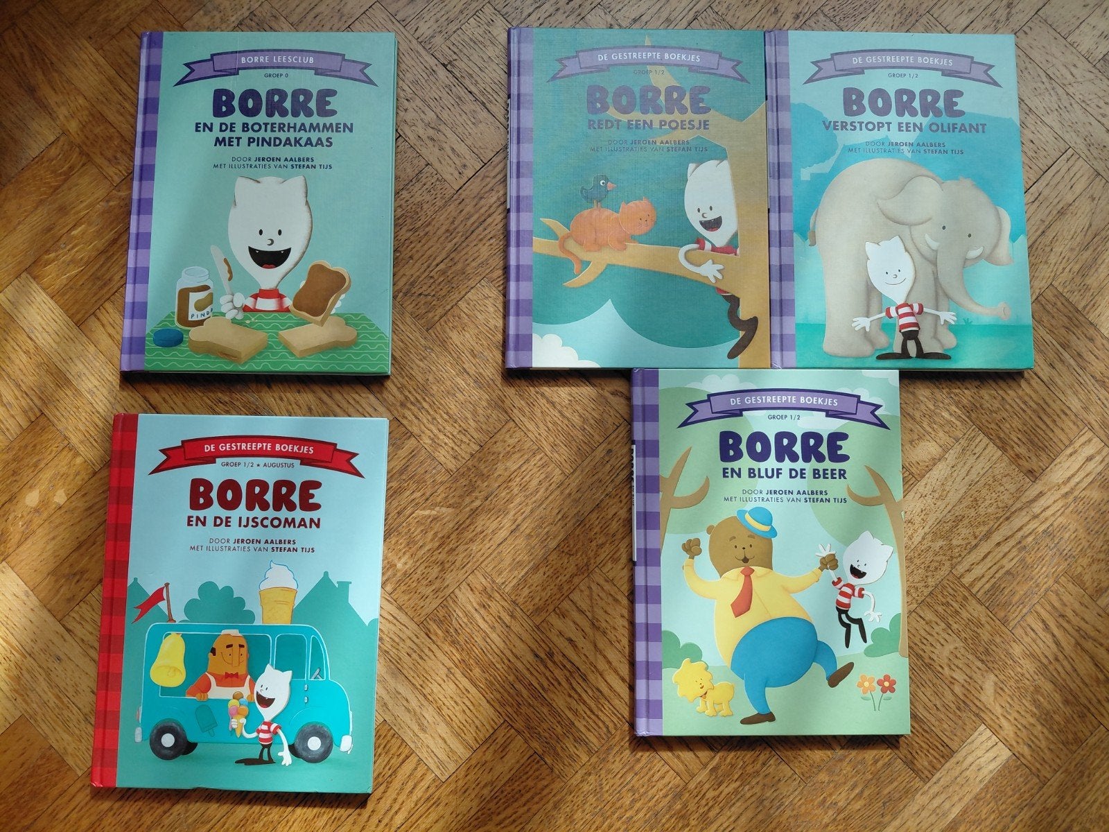 Borre boekjes de gestreepte boekjes, Ophalen of Verzenden, Gelezen