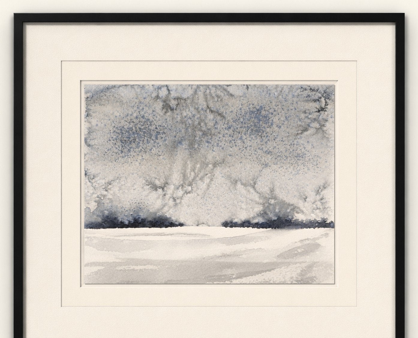 Aquarelle schilderij 20/ 20cm. Origineel kunstwerk landschap, Ophalen, Handgeschilderd, Landschap