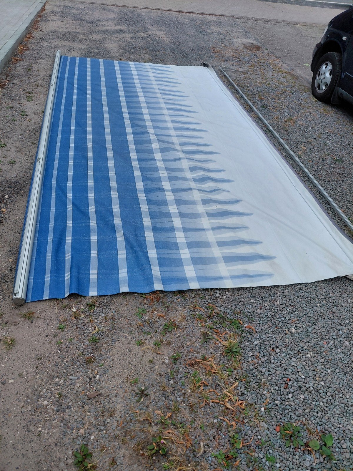 Thule Omnistor luifel van 4m25 x2m25 uitval, Caravans en Kamperen, Mobilhome-accessoires, Ophalen, Gebruikt