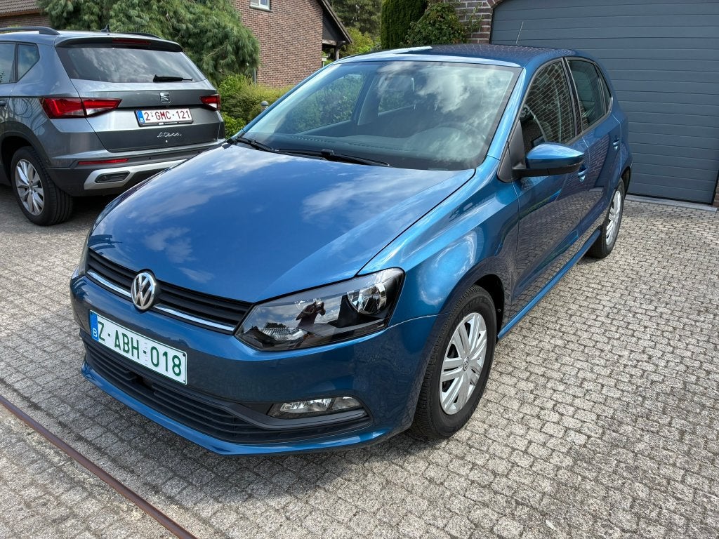 Vw Polo 1.0 MPI, 5-deurs, bj 2017, 65000km, garantie, Auto's, Voorwielaandrijving, Stof, Blauw, 3 cilinders