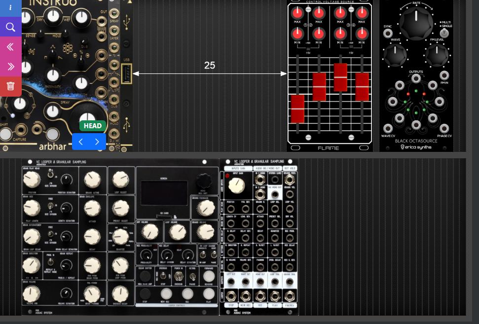 Eurorack, modular, addac, instruo, erica synths, flame, Muziek en Instrumenten, Ophalen of Verzenden, Zo goed als nieuw