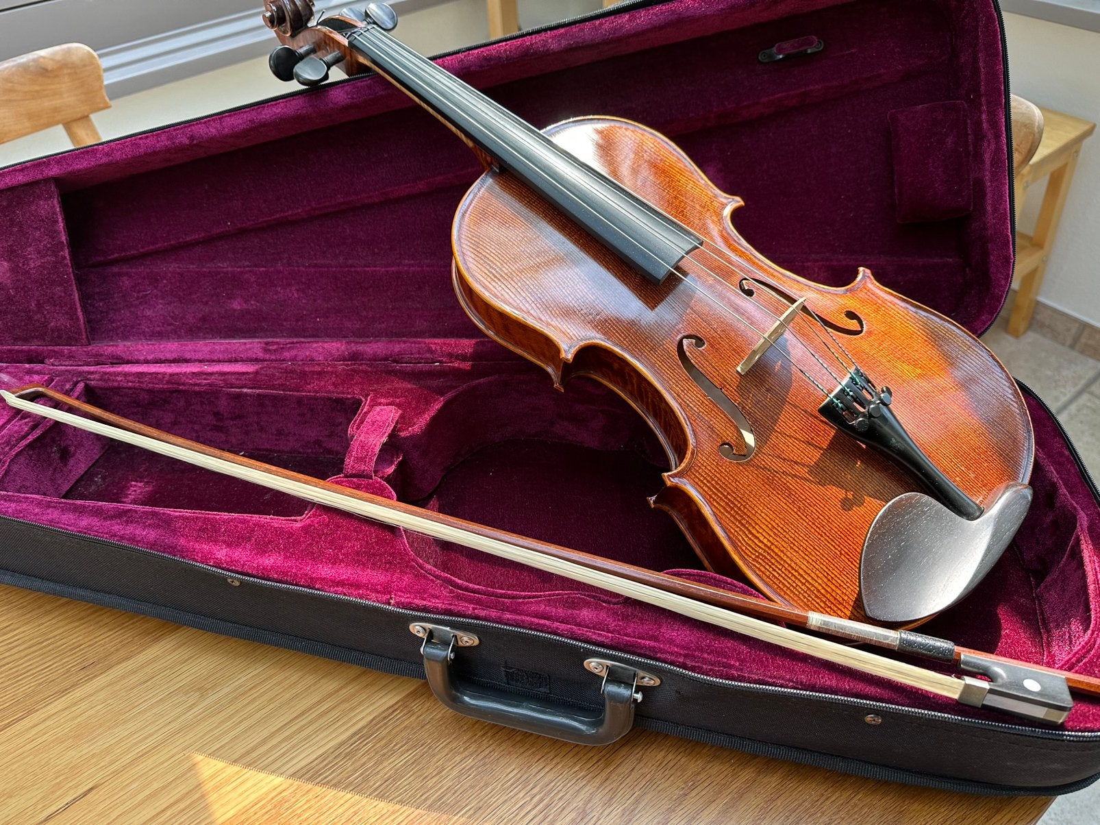 Prachtige altviool, volle en diepe klank. 16inch, Muziek en Instrumenten, Strijkinstrumenten | Violen en Altviolen, Gebruikt, Altviool