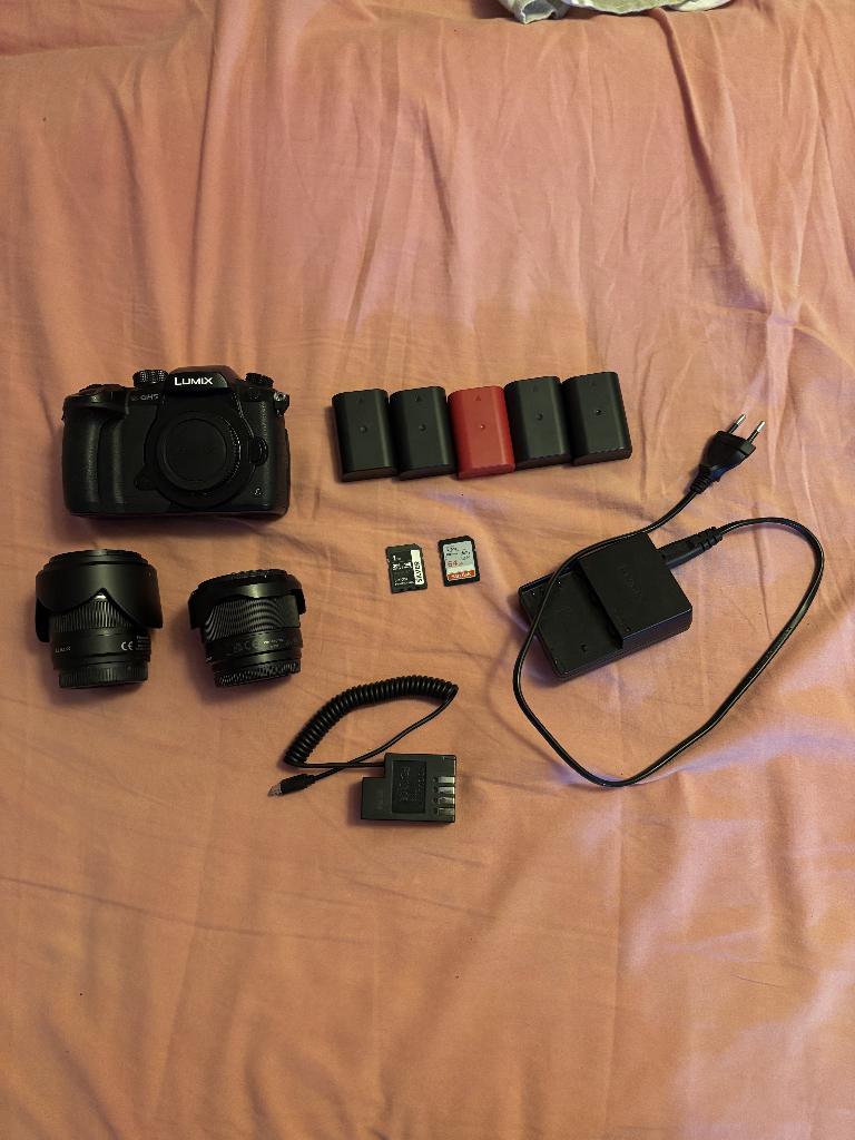 Lumix GH5 Camera + accessoires, Audio, Tv en Foto, Videocamera's Digitaal, Zo goed als nieuw, Camera, Overige soorten, Panasonic