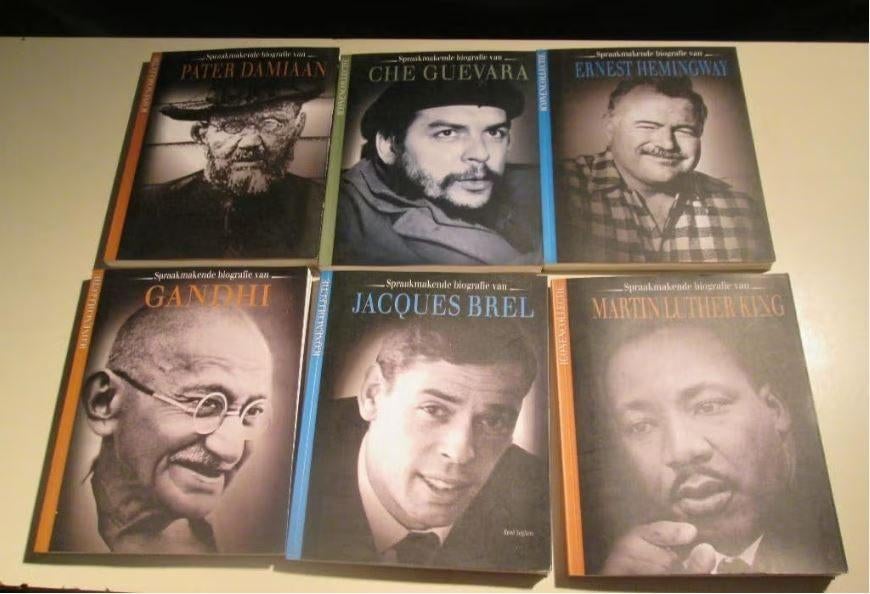 6 prachtige Biografie boeken, Boeken, Ophalen of Verzenden, Zo goed als nieuw
