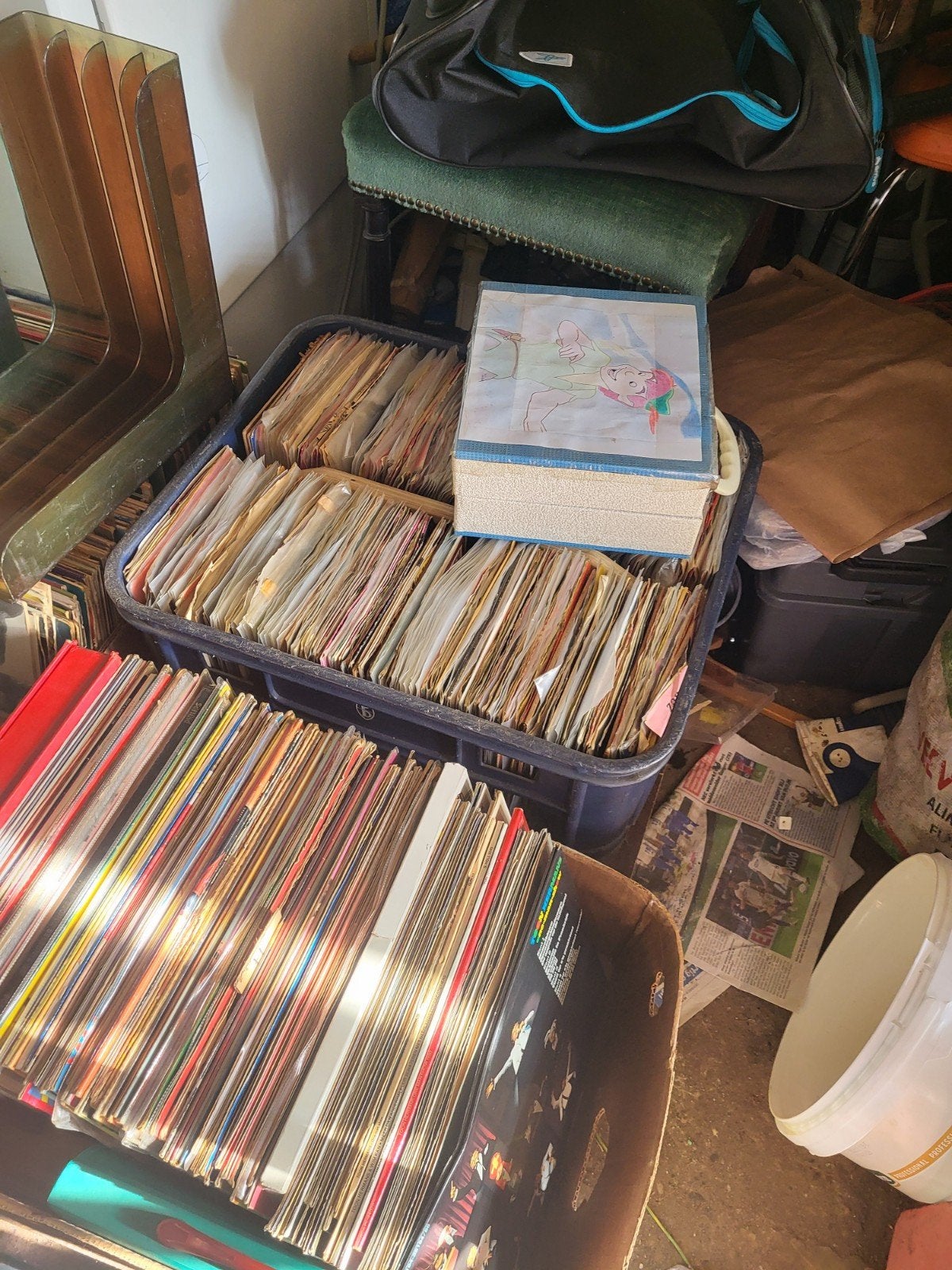 1000 lp 200cd 200singels, Cd's en Dvd's, Ophalen, LP, Gebruikt, Humor en Cabaret