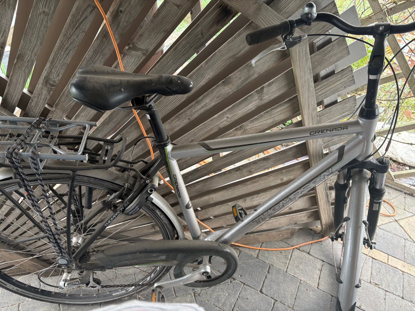 Thompson grenada dames en herenfiets met 7 versnellingen, Fietsen en Brommers, Gebruikt, Velgrem, Versnellingen, Ophalen