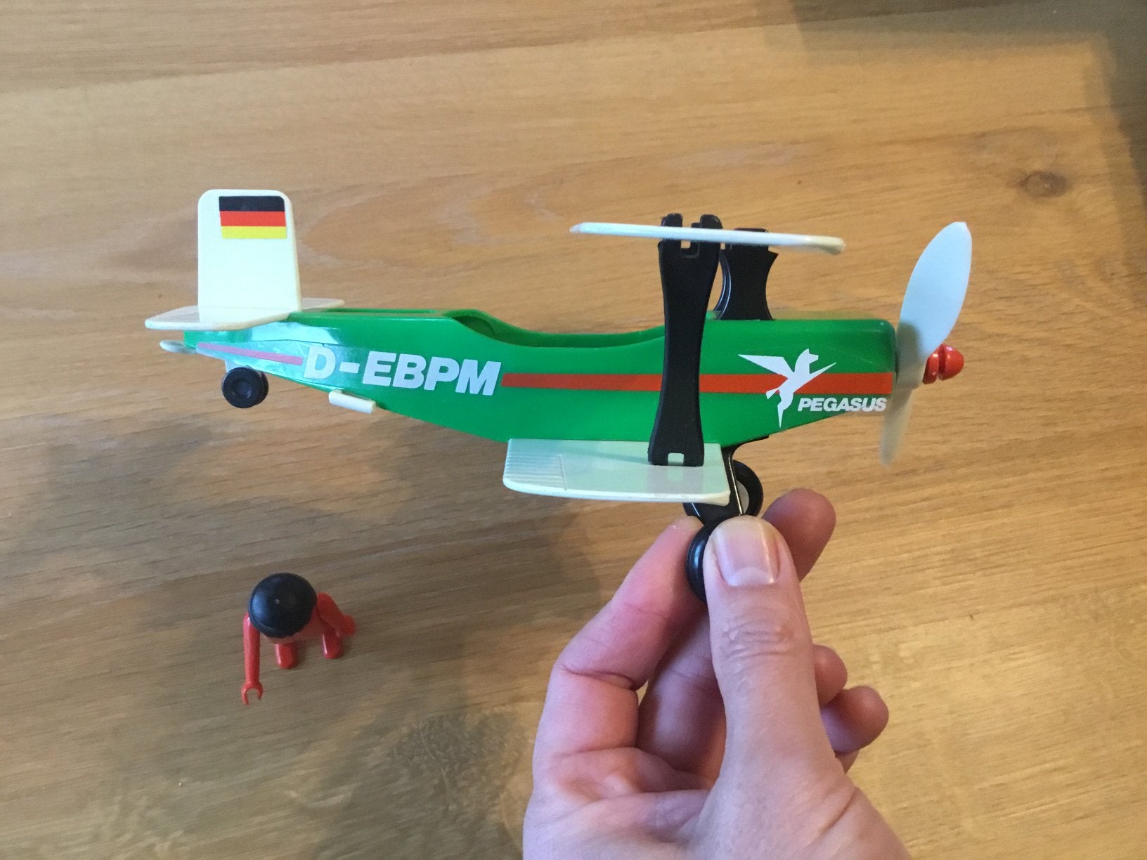 Avion Playmobil, Enlèvement, Utilisé