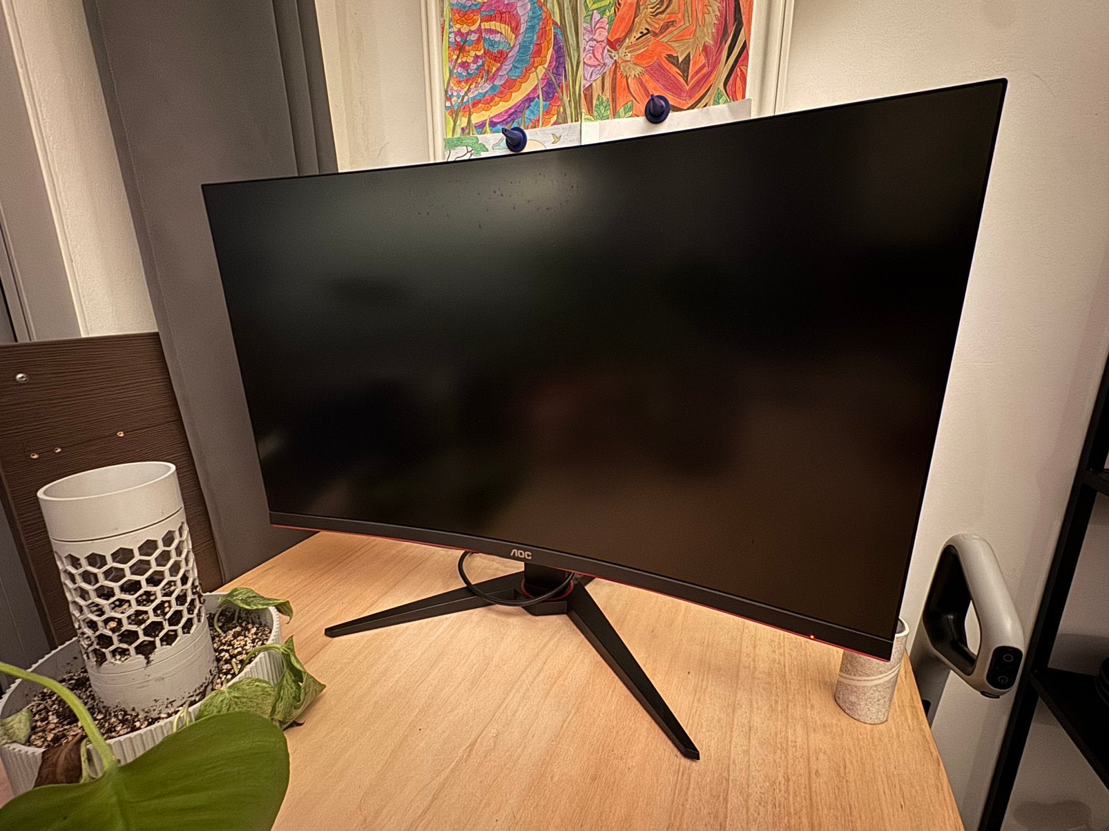 AOC C32G2ZE/BK te koop, Computers en Software, Ophalen, Zo goed als nieuw, Gaming