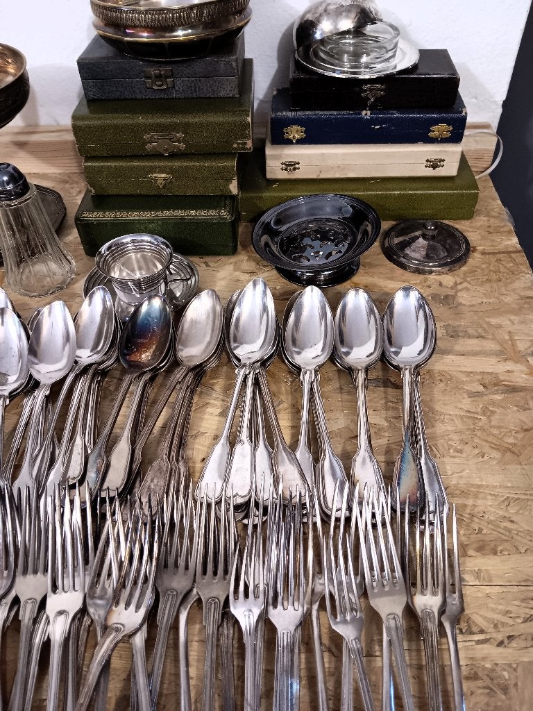 Mooi veel zilverwerk, Antiek en Kunst, Antiek | Zilver en Goud, Zilver, Ophalen