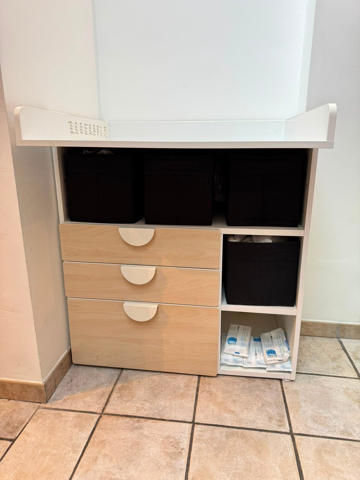 Commode Smastad met 3 lades, Maison & Meubles, Enlèvement, Utilisé