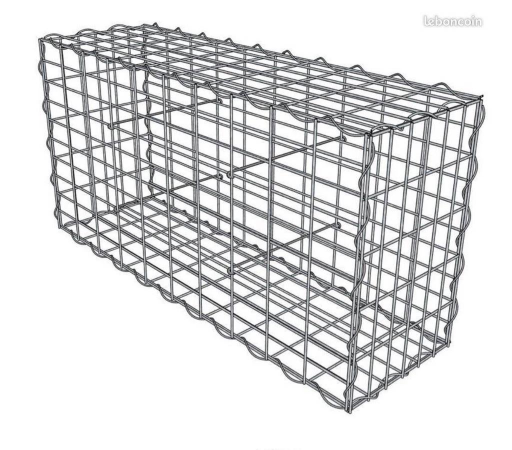 Gabion galvanisé 100x50x30cm, Enlèvement ou Envoi, Neuf, Fer, Autres types