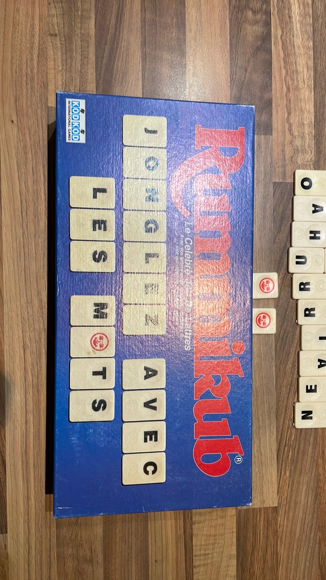 Jeu de société - Rummikub lettres, Ophalen of Verzenden, Gebruikt