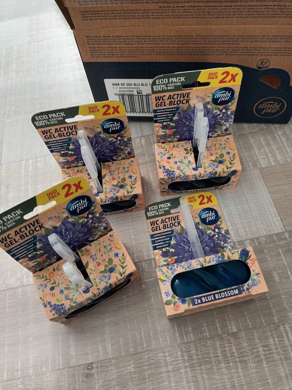 ambipur gel bloks, Enlèvement