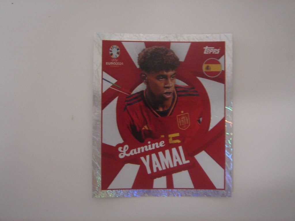 Sticker Lamine Yamal, Enlèvement ou Envoi, Neuf, Autocollant