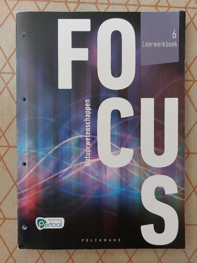 Focus Natuurwetenschappen 6 Leerwerkboek, Enlèvement ou Envoi, Biologie, Comme neuf, Secondaire