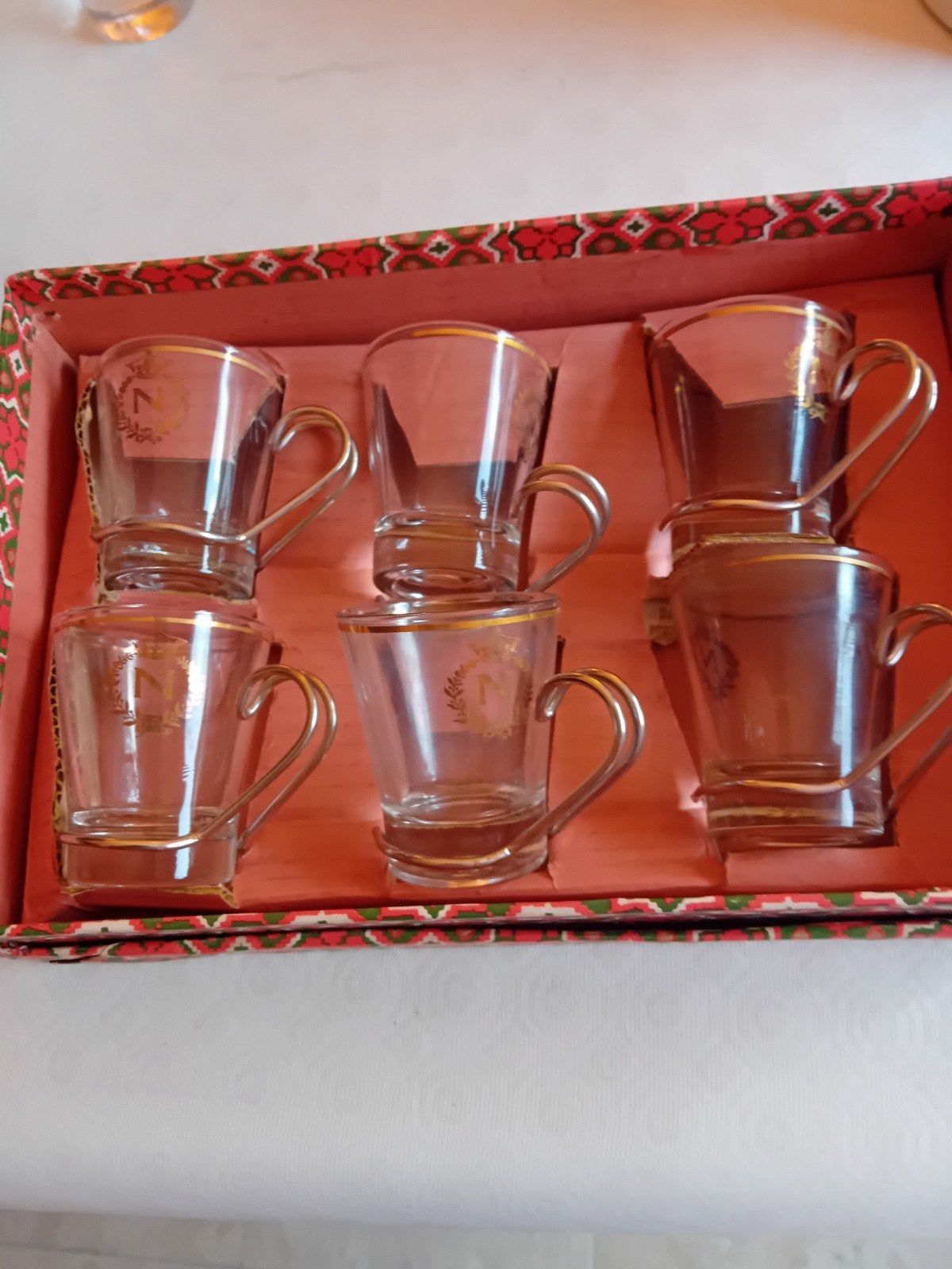 6 Verres pour café...Collection Napoléon, Collections, Enlèvement