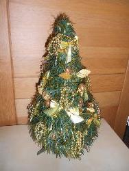 Kleine kerstboom in kunststof, Diversen, Kerst, Ophalen of Verzenden, Gebruikt