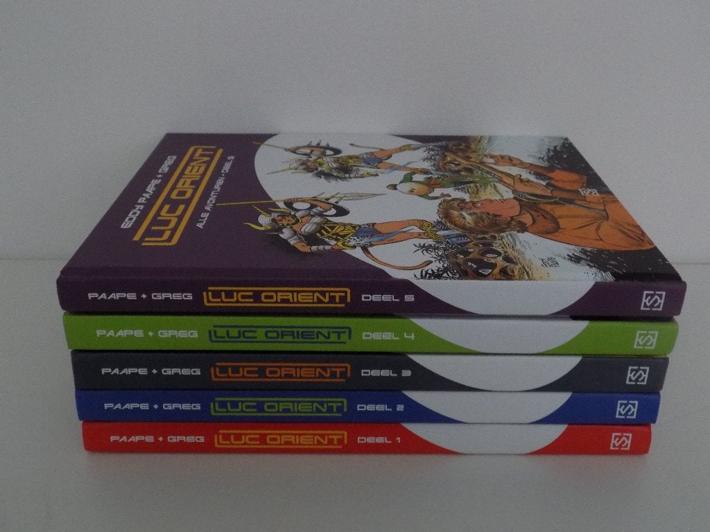 Luc Orient ~ Complete serie Integrale hardcovers 1 t/m 5, Boeken, Stripverhalen, Complete serie of reeks, Verzenden, Zo goed als nieuw