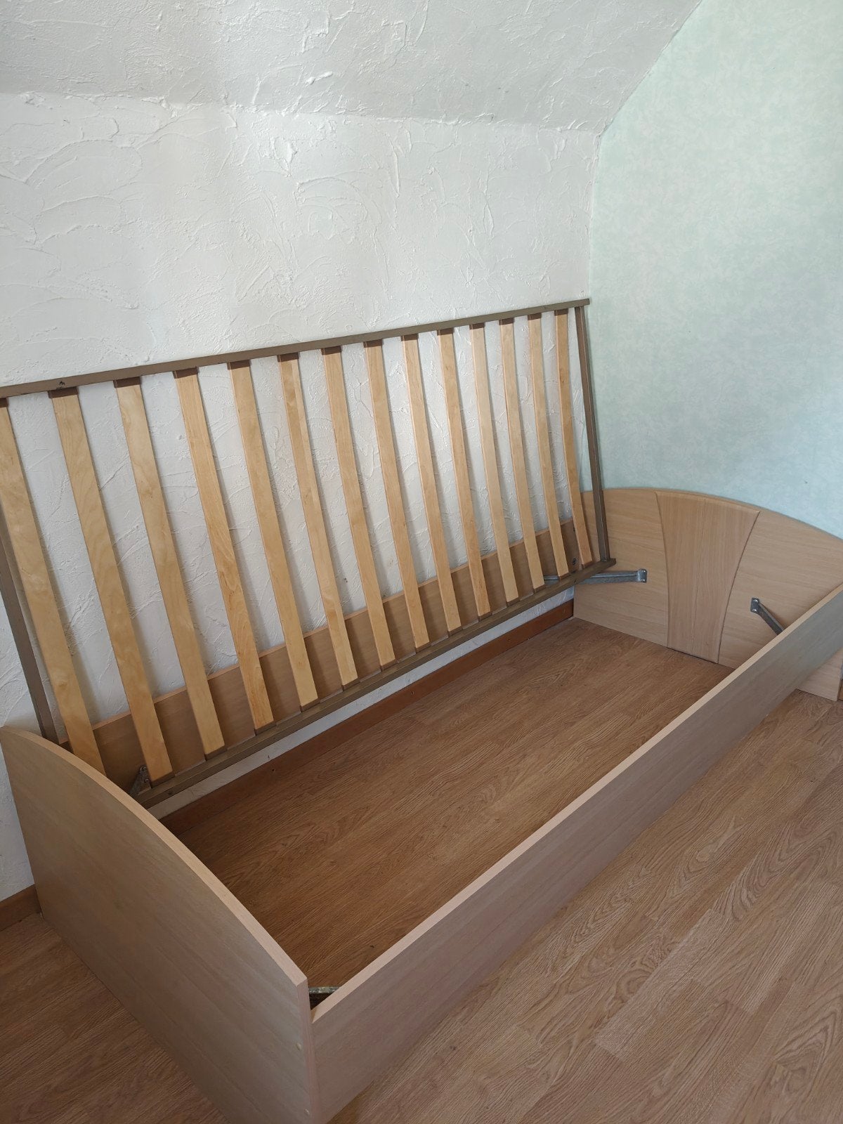bed, Kinderen en Baby's, Ophalen, Lattenbodem