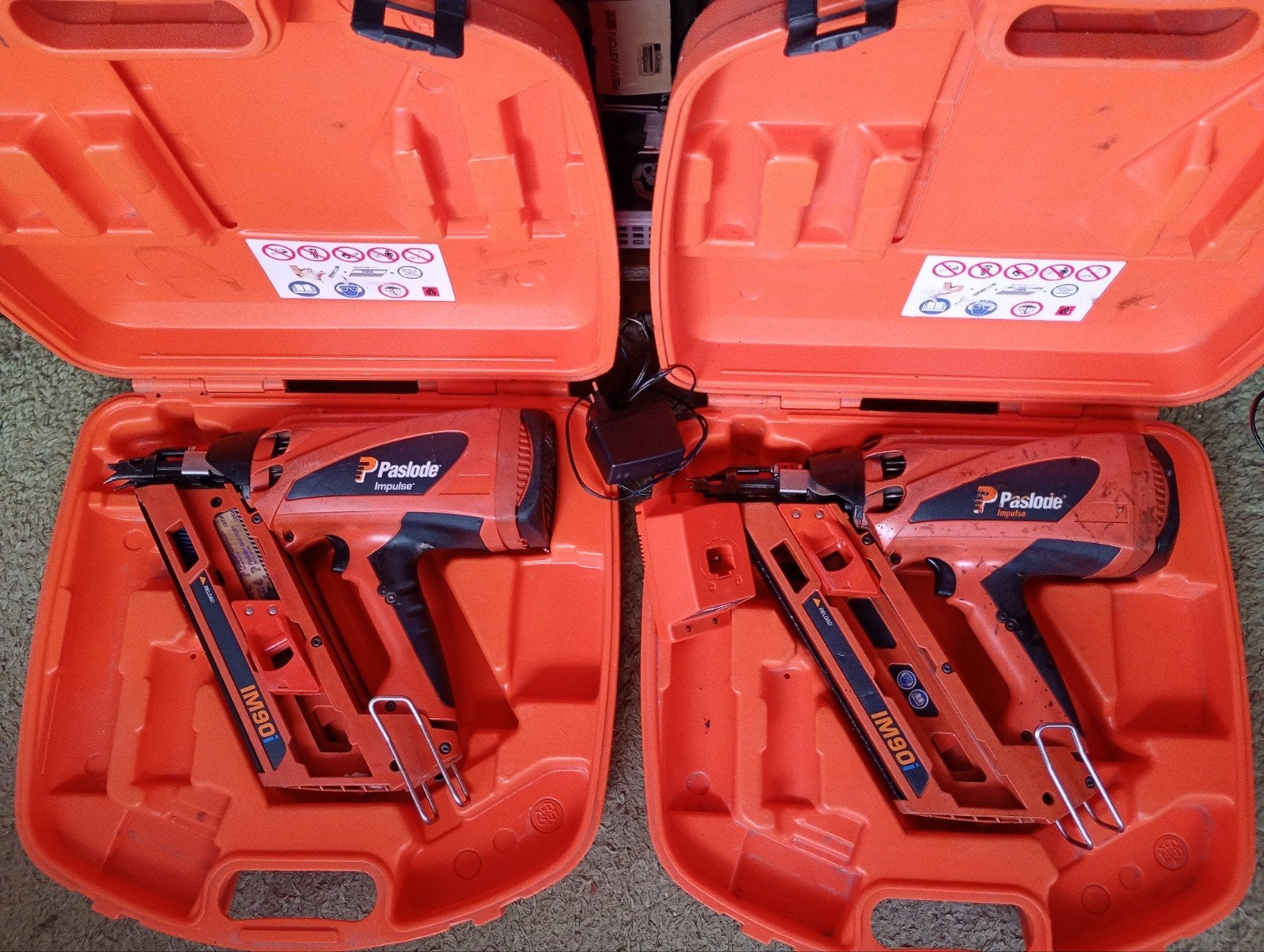 Pistolet à ongles Paslode Im90 Gas Tacker 50 à 90 mm ensembl, Enlèvement