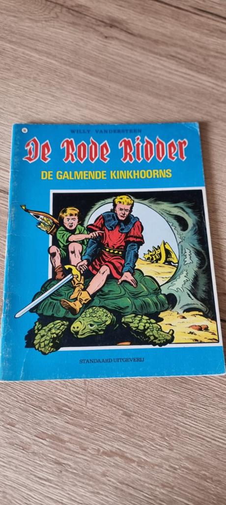 Strip De rode ridder - 14 De galmende kinkhoorns, Eén stripboek, Ophalen of Verzenden, Gelezen, Willy Vandersteen