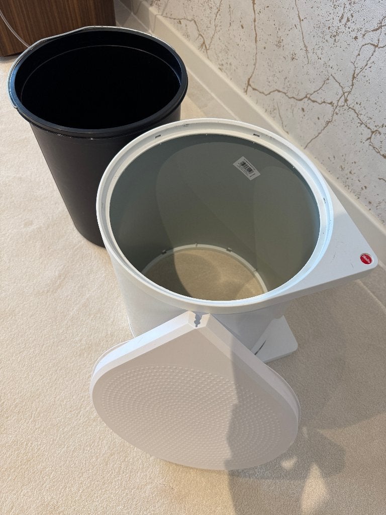 Poubelle encastrable Hailo Compact-Box M 3555-001,15L,Blanc, Neuf, 10 à 20 litres, Enlèvement, Autres matériaux