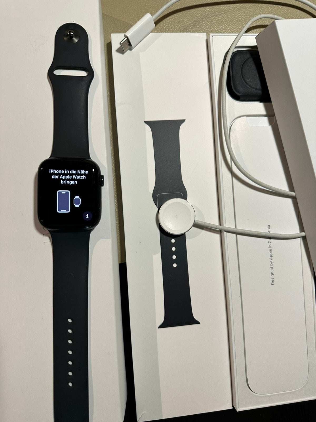 Apple Watch Series 8 - 45mm, Gebruikt, Zwart, IOS, Ophalen of Verzenden