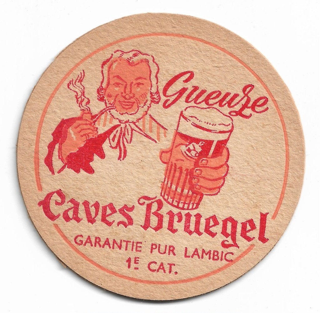 sous-bock Caves Bruegel, Collections, Enlèvement ou Envoi, Comme neuf, Sous-bock