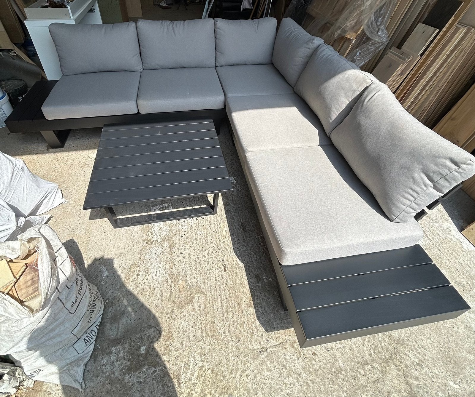 loungeste, Tuin en Terras, Ophalen, 5 zitplaatsen, Bank, Loungeset