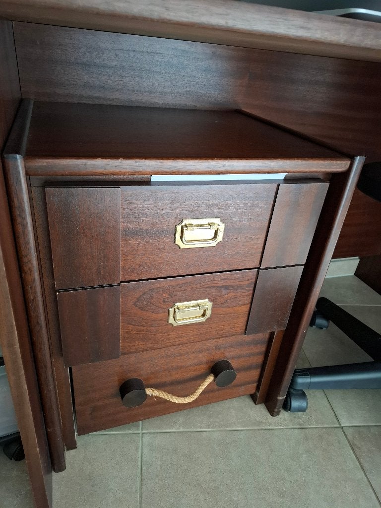 bureau met ladenkast, Maison & Meubles, Autres marques, Autres types, 120 cm, Classique
