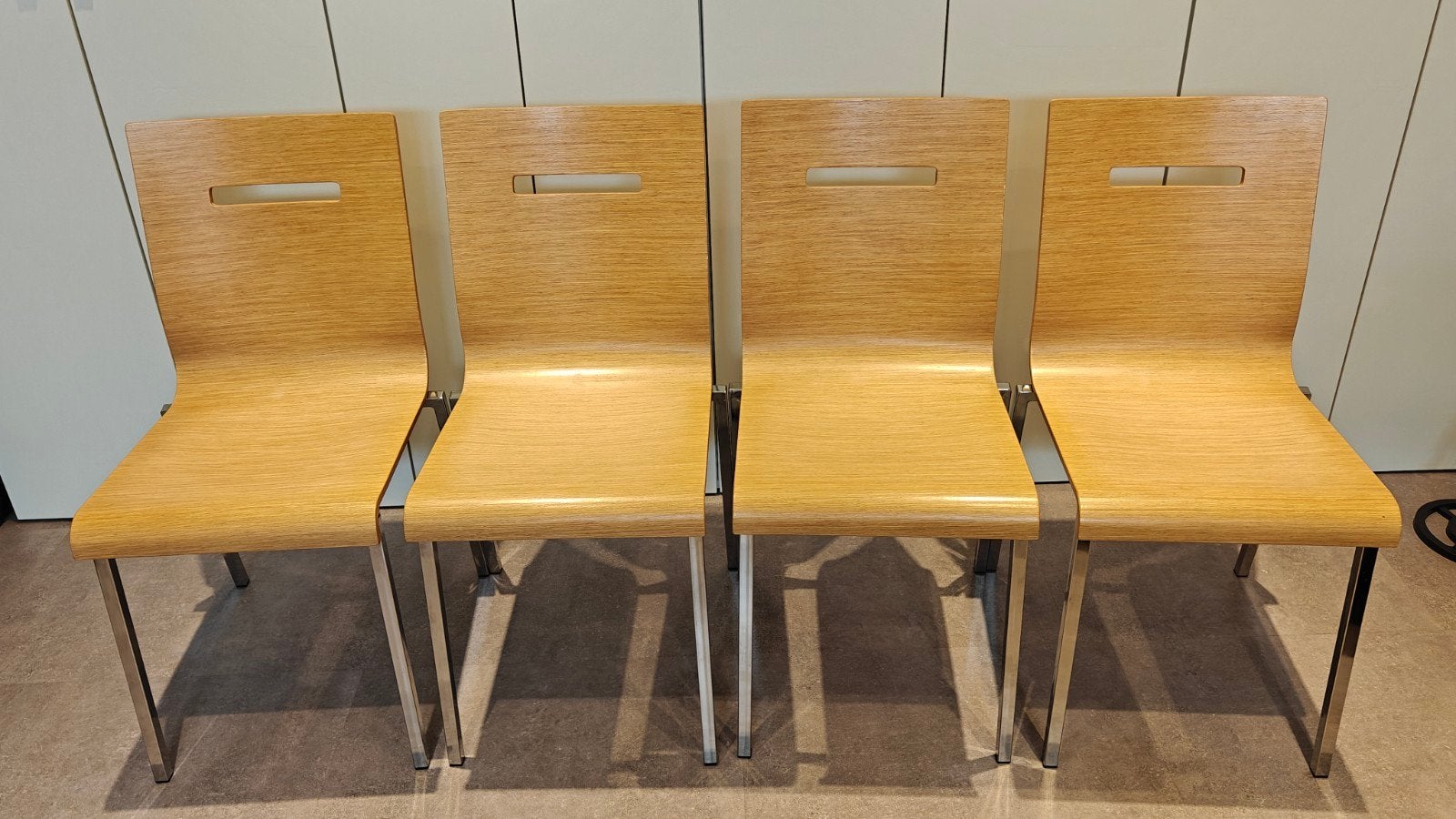 4 stoelen kuadra pedrali, Ophalen, Gebruikt, Bruin, Vier