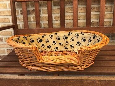 Lit pour chien en osier., Enlèvement, Comme neuf, Roseau