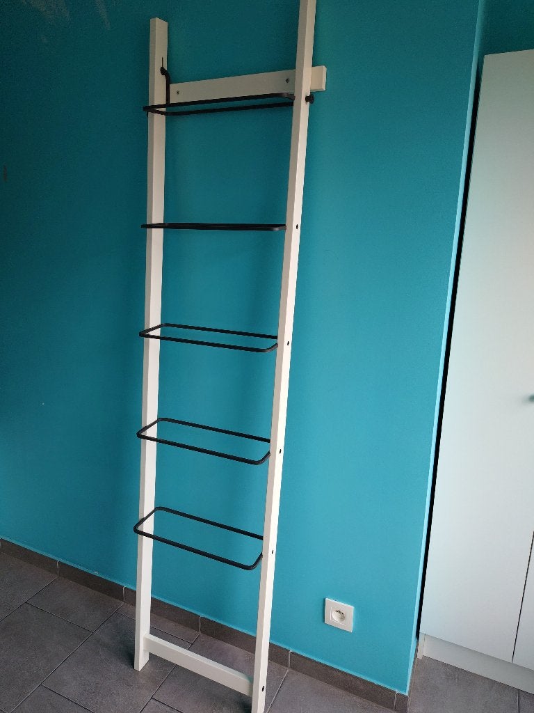 Wit handdoekenrek, Huis en Inrichting, Ophalen, Minder dan 50 cm, Overige typen, Zo goed als nieuw