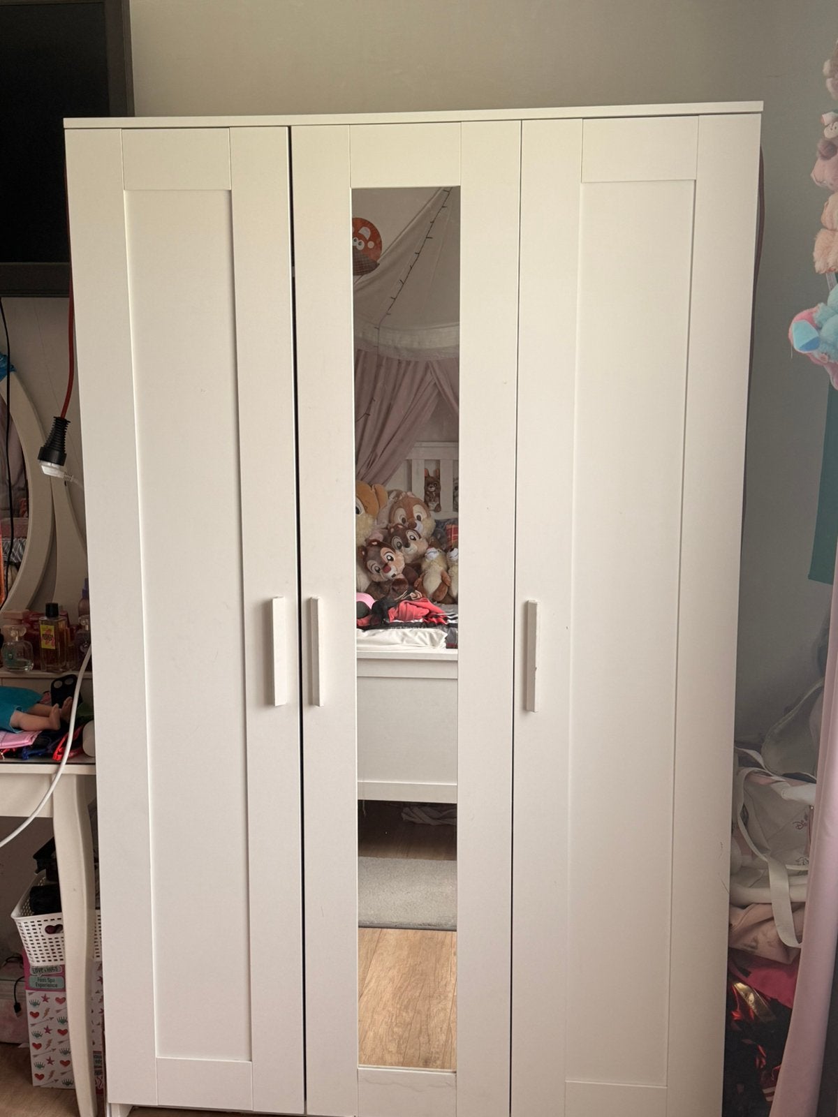 3 deurs kleerkast van IKEA, Ophalen, Met deur(en), Gebruikt, 100 tot 150 cm