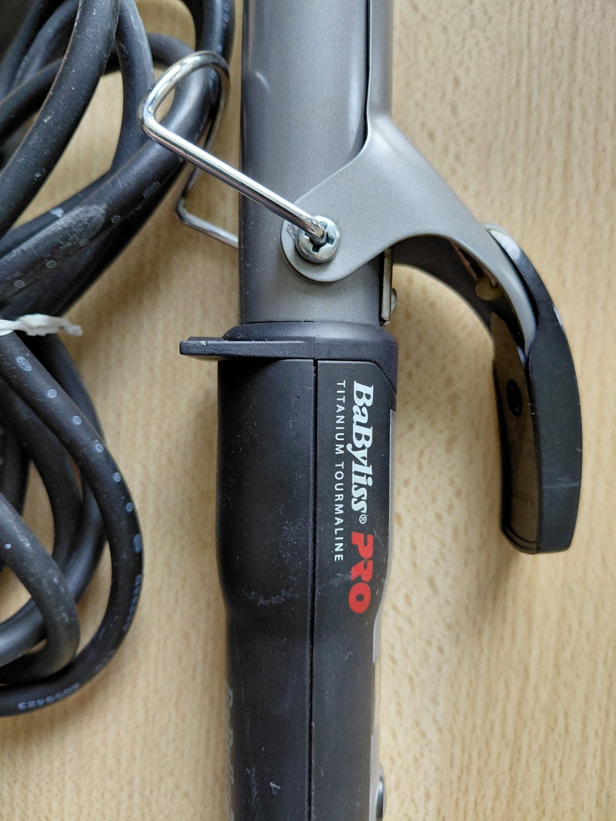 **BaByliss PRO krultang met klem**, Ophalen of Verzenden, Zo goed als nieuw