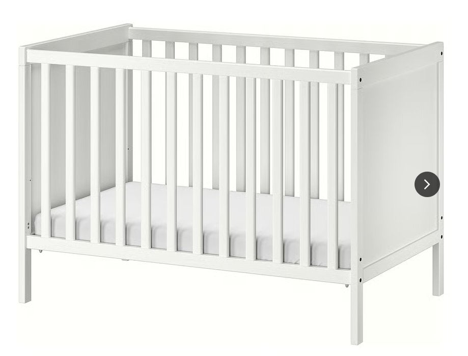 Lit bébé 60x120 + matelas, Enfants & Bébés, Enlèvement, Utilisé, Lit