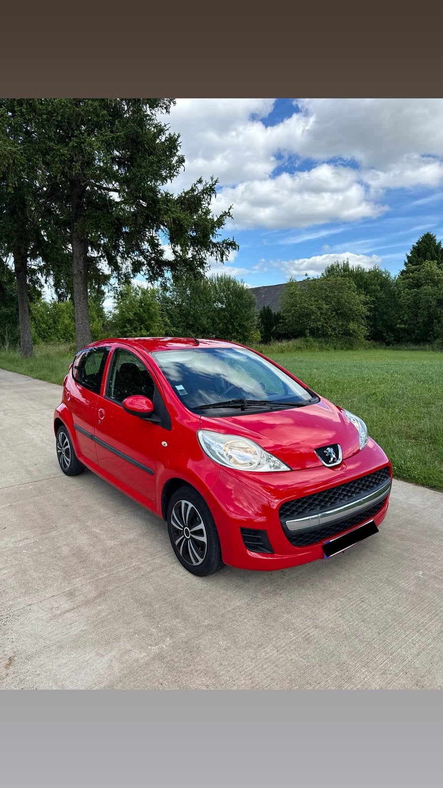Peugeot 107 1.0i, Autos, Rouge, Achat, 50 kW, Boîte manuelle