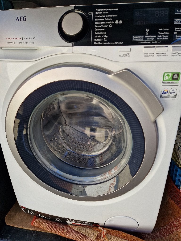 Machine à laver AEG 9kg A +++. 1600trs.  Série 8000, Electroménager, Lave-linge, Enlèvement, Comme neuf