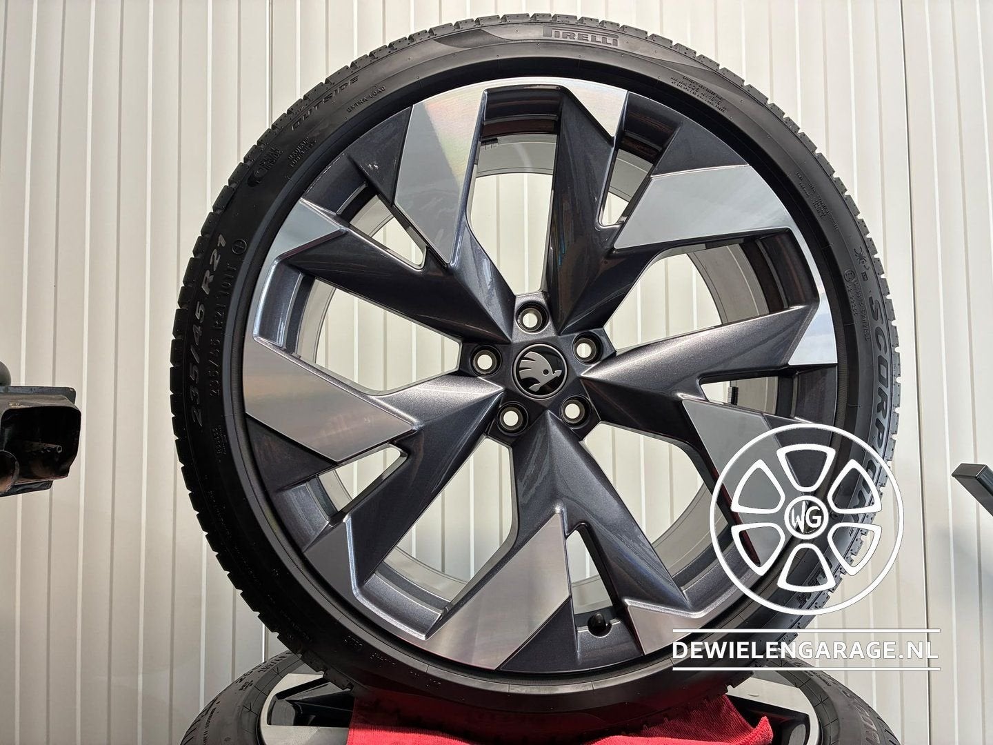 21 inch Skoda Enyaq / Elroq Velgen NIEUW Sportline Origineel, Auto-onderdelen, Banden en Velgen, -, -, Banden en Velgen, Nieuw