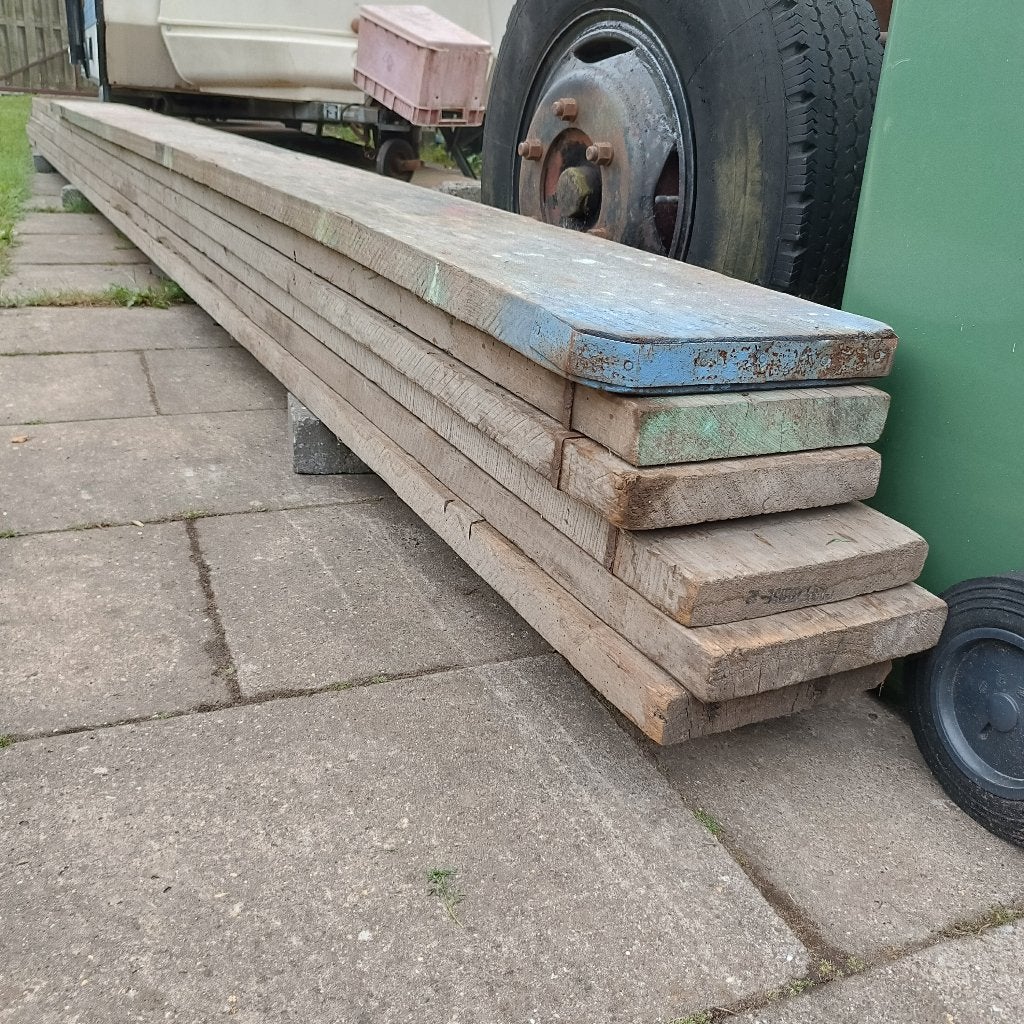 Stellingplanken, Doe-het-zelf en Bouw, Hout en Planken, Ophalen, Gebruikt, Minder dan 25 mm, Plank