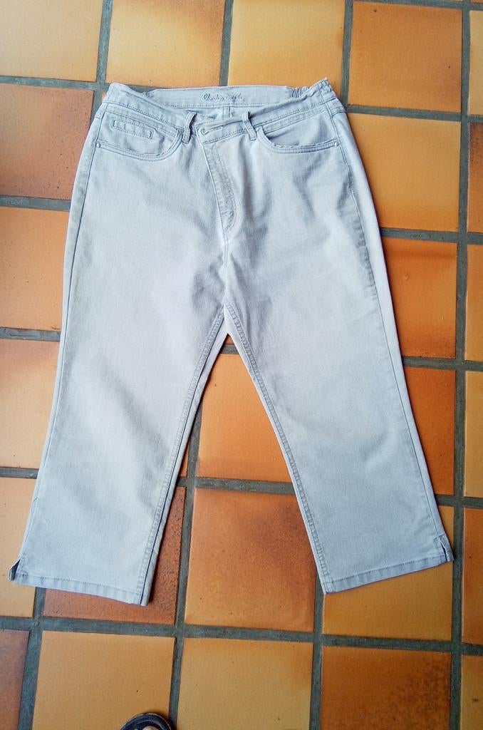 Broek Charles Vögele M44, Taille 42/44 (L), Charles vogele, Trois-quarts, Gris