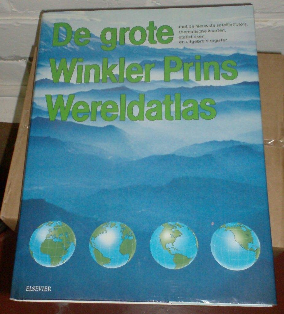 De grote winkler prins wereldatlas, Boeken, Atlassen en Landkaarten, Ophalen, Zo goed als nieuw, Wereld