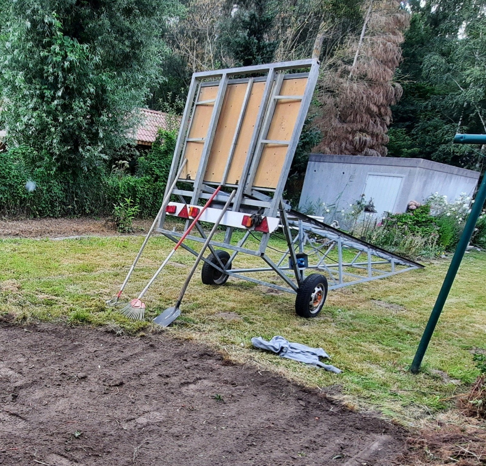 bouwlift - montcharge - goederenlift - lift 230v, Bricolage & Construction, Monte-charges, Enlèvement, Ascenseur de chantier