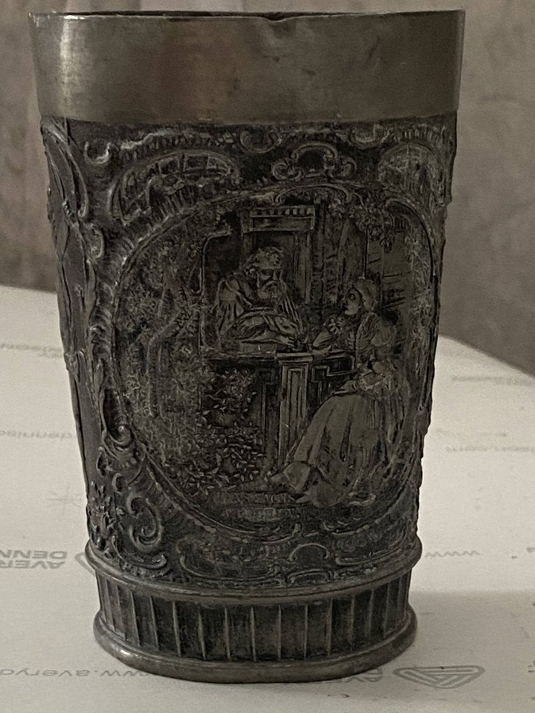 chope vintage en étain, Antiquités & Art, Antiquités | Étain, Enlèvement