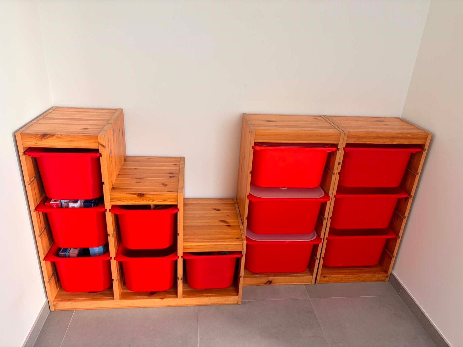 Ikea Trofast kasten, Ophalen