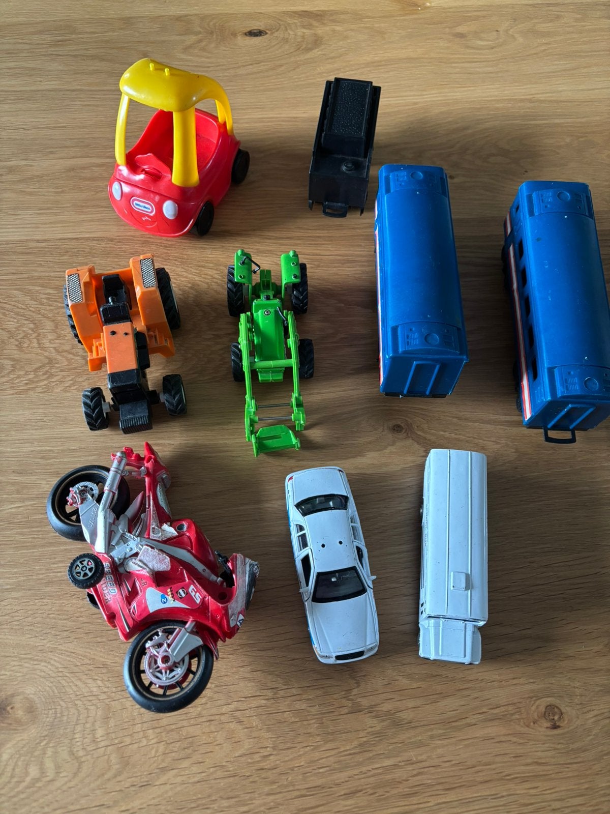 Lot van 7 speelgoed voertuigen, Ophalen of Verzenden, Gebruikt