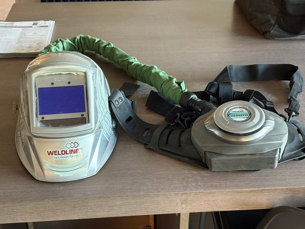 laskap met afzuiging, Bricolage & Construction, Boucliers de soudage, Enlèvement, Utilisé