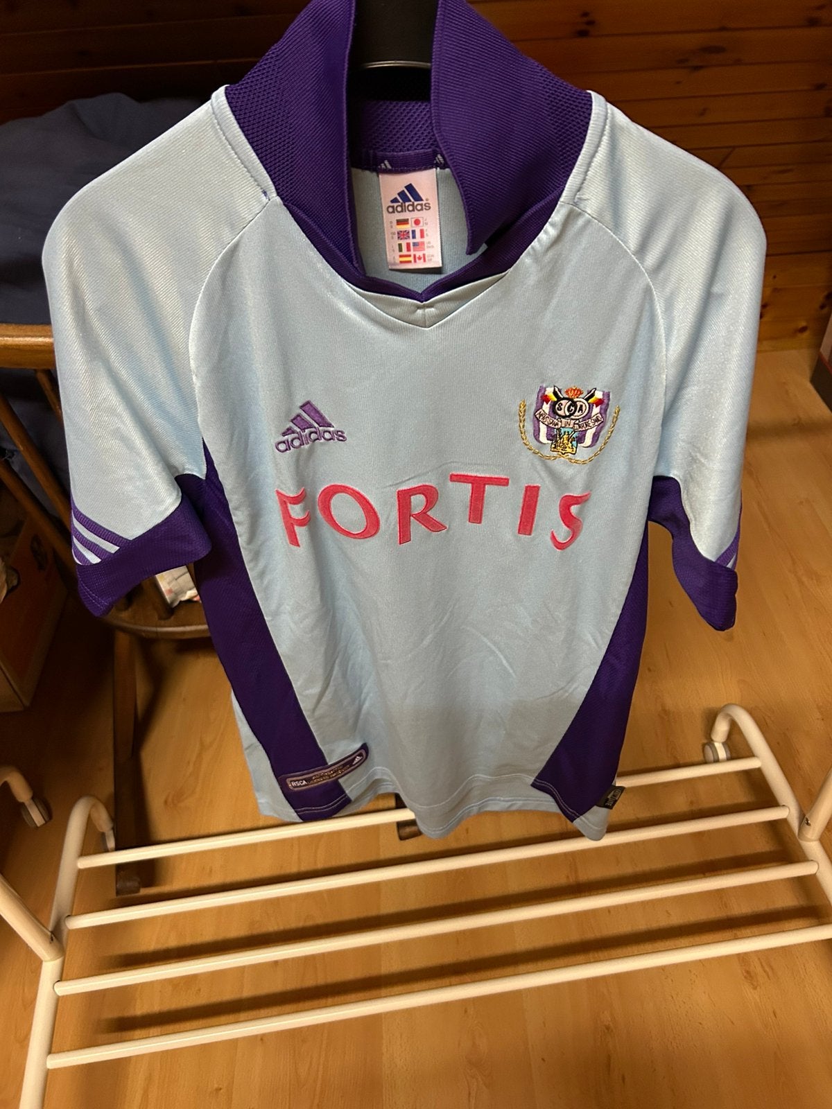 Shirt Authentic licensed product rsc anderlecht, Ophalen, Zo goed als nieuw, Shirt