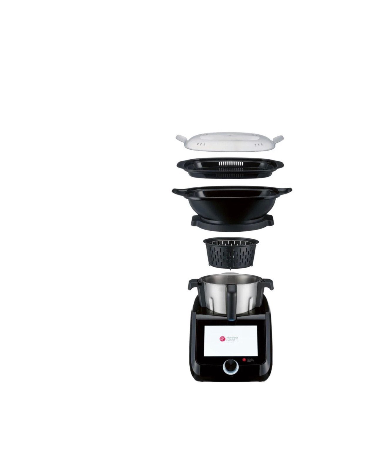 Silvercrest Monsieur Cuisine Smart + accessoires, Elektronische apparatuur, Keukenmixers, Zo goed als nieuw, 4 liter of meer, 3 snelheden of meer