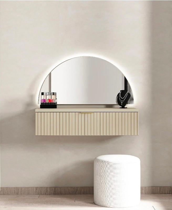 Coiffeuse suspendue 80 cm, Maison & Meubles, Tables | Coiffeuses, Neuf, Moins de 100 cm, Style contemporain avec 1 tiroir spacieux
